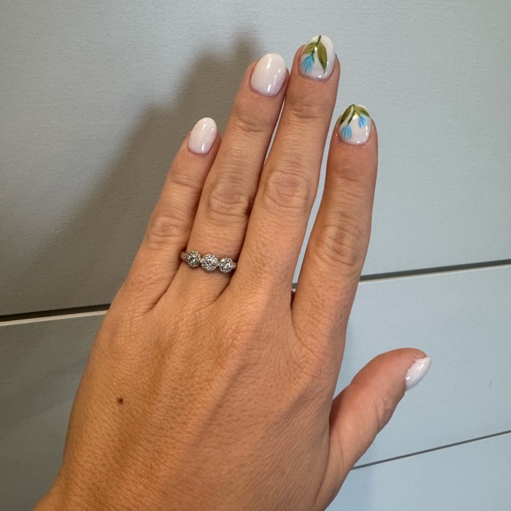 White Gold Diamond Ring